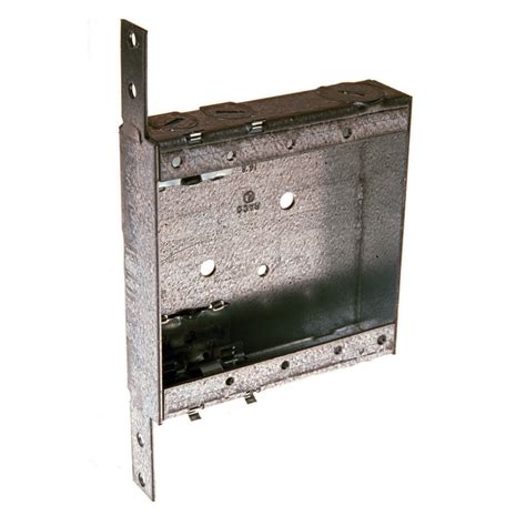 shallow metal electrical box ceiling|shallow double gang box.